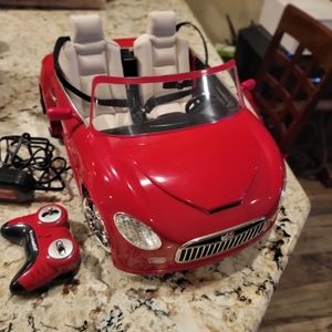 American Girl remote control Red Sports Car